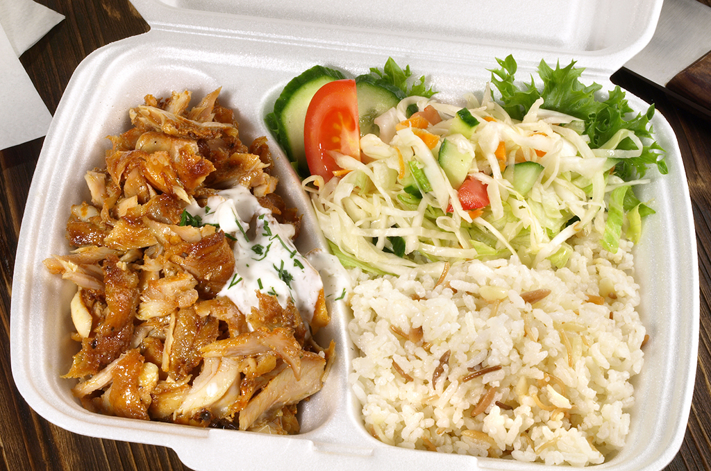 gyros with rice for takeaway
